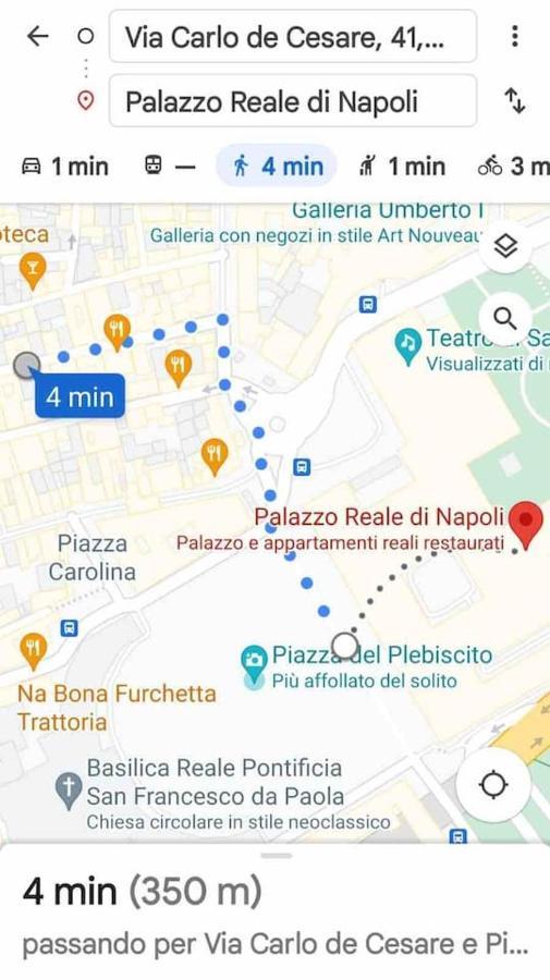 Traversa Toledo, Intero Appartamento Al Plebiscito Napoli Bagian luar foto