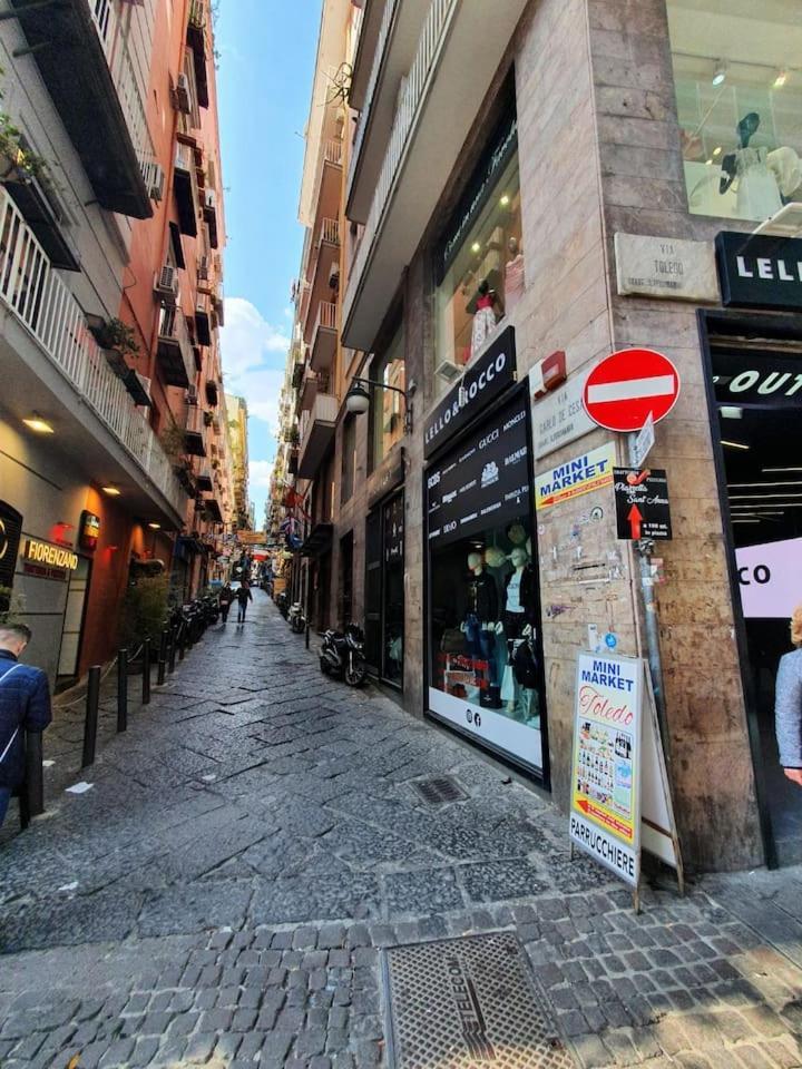 Traversa Toledo, Intero Appartamento Al Plebiscito Napoli Bagian luar foto
